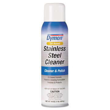 Dymon® Stainless Steel Cleaner, 16 Oz Aerosol Spray, 12-carton freeshipping - TVN Wholesale